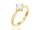 Princess Cut  Diamond Solitaire Ring