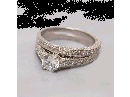 Edwardian Engagement & Wedding Ring