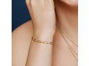 Gold Daisy Link Bracelet 