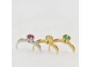 Mid-Century Diamond Engagement Rings