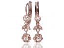 Rose Gold Diamond set Earrings 