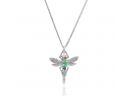Dragonfly Heirloom Necklace White Gold