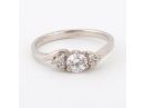 Diamond Bypass 14k Engagement Ring 