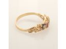Lavish Floral Diamond & Gemstone Ring