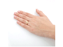  טבעת משובצת יהלום בסגנון ויקטוריאני 