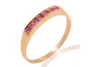 Pave Ruby Opulent Rose Gold Band
