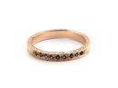 Decorative Sapphire Eternity Ring 18k Gold