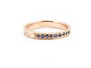 Decorative Sapphire Eternity Ring