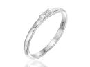 White Gold Handcrafted Baguette Diamond Ring