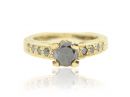 Extravagant Victorian Style Rough Diamond Ring 