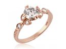 Rose Gold Bold & Beautiful Diamond Engagement Ring 