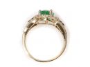 Art Nouveau Emerald  Ring