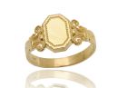 Yellow Gold Octagon Ring