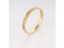 Gold Engraved Ring 