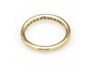 Solid Yellow Gold Half Eternity Ring