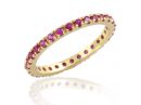 Pave Ruby Infinity Band