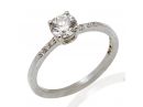 White Gold Solitaire Diamond Ring .80 ct.