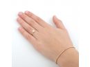 Bezel Set 14k Gold Diamond Engagement Ring