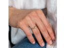 Art Nouveau Solitaire Diamond Engagement Ring