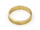 Brushed Yellow Gold Band 