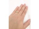 Mid-Century Diamond Topaz Engagement Ring 
