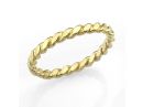 Entwined Yellow Gold Wedding Band 