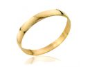 טבעת נישואין קלאסית זהב צהוב