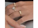 טבעת אירוסין שלושה יהלומים