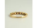 Edwardian Ruby Gold Half Eternity Ring