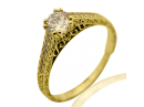 Edwardian Engagement Ring Yellow Gold