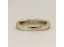 Edwardian Eternity Ring Engraved 18k White Gold