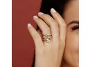 Vintage Teardrop Diamonds Engagement Ring