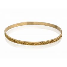 14k Gold Embellished Morrocan Style Bracelet bracelets 