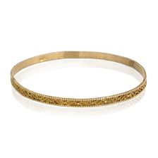 14k Gold Embellished Morrocan Style Bracelet bracelets