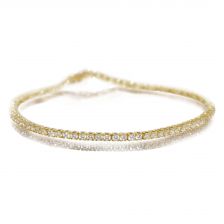 Yellow Gold Shimmering Diamond Timeless Bracelets