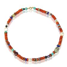 Handcrafted Multi Gemstone Necklace