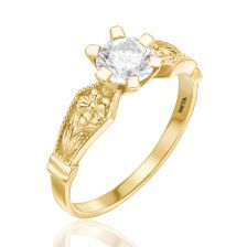 טבעת אירוסין חלומית בסגנון וינטג' עתיק 