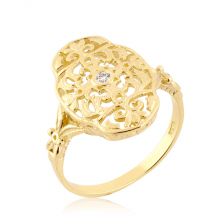 Unique Gold Filigree Ring