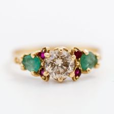 Art Nouveau Style Diamond Ring