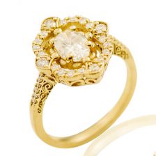 Josephine's Ring in Yellow Gold 