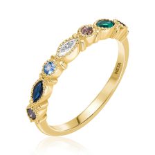 טבעת מרקיזה חצי איטרניטי