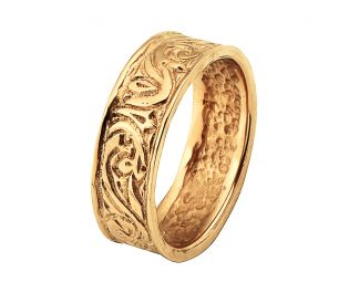 טבעת נישואין בסגנון עתיק  