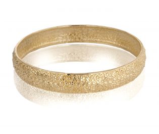Solid Gold Bangle Bracelets, 14k Gold bracelets