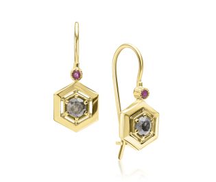 Lovely Yellow Gold Antique Style Earrings