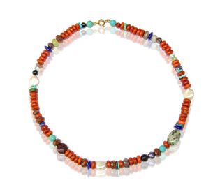 Handcrafted Multi Gemstone Necklace