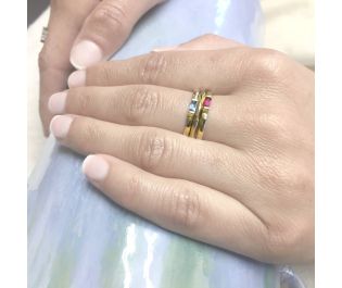  טריו  טבעות אבן חן