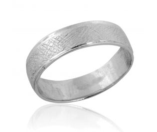 טבעת נישואין אומנותית לגבר מזהב 14 קראט