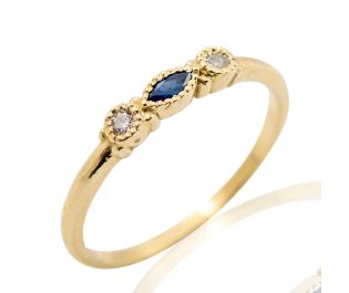 Marquise Sapphire Ring