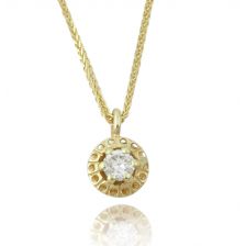 Antique Eclectic Diamond Yellow Gold  Pendant