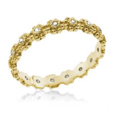 Vintage Diamond White Gold Eternity Ring